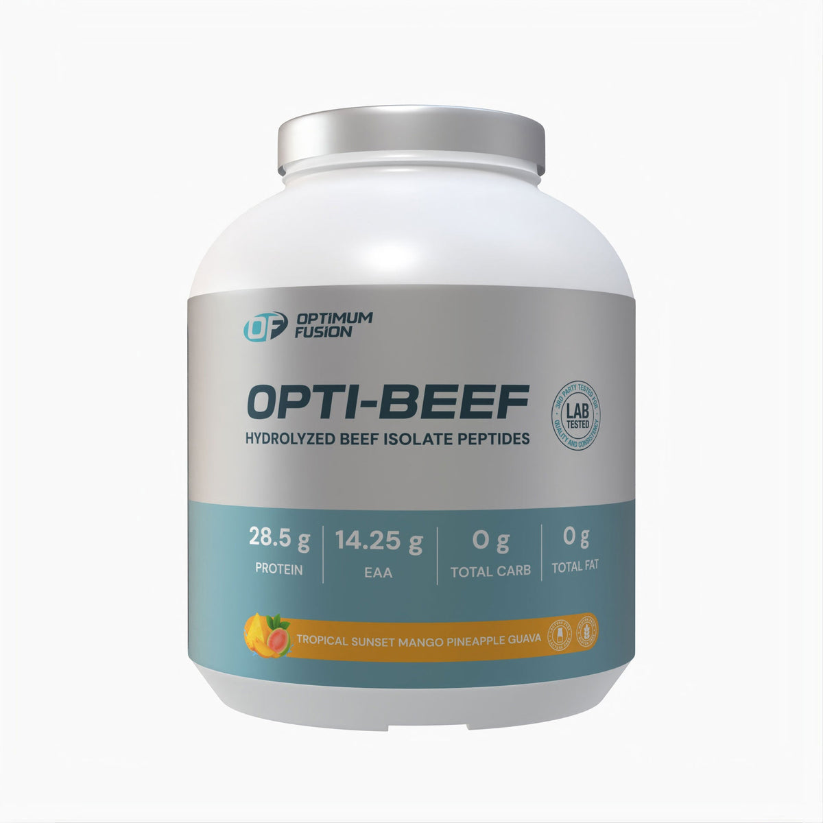 Opti-Beef halal certified beef protein powder UAE